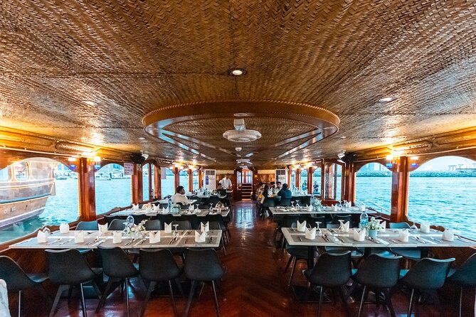 2-Hour Dubai Marina Dhow Dinner Cruise - The tanura show and onboard atmosphere