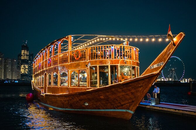 2-Hour Dubai Marina Dhow Dinner Cruise - Boarding can be the weakest part