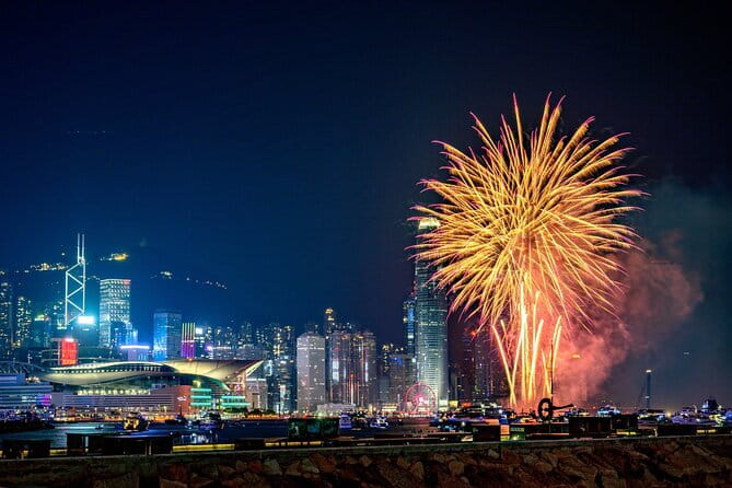 2025 Chinese New Year Fireworks Open Bar Yacht Dinner Cruise HK - Returning to King Wan Street after the celebration