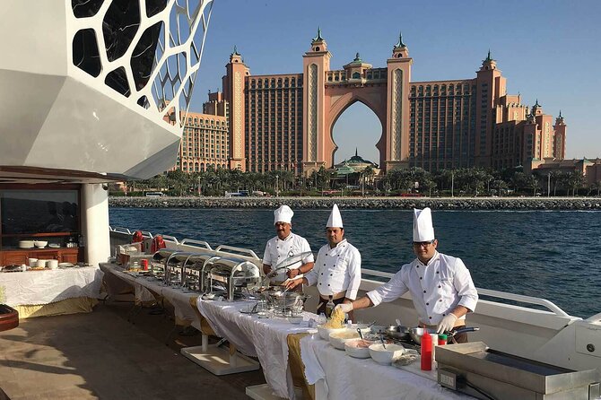 3-Hour Lotus Mega Yacht Dinner Cruise Dubai with Transfers - Key points at a glance