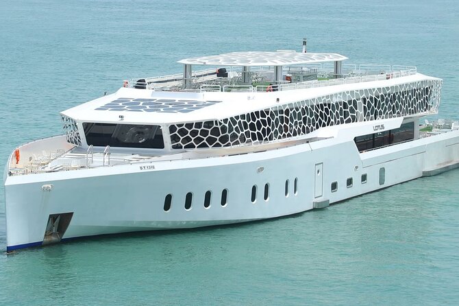 3-Hour Lotus Mega Yacht Dinner Cruise Dubai with Transfers - Setting sail from Dubai Marina at 7:00 pm