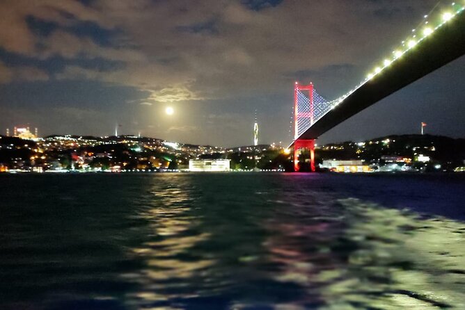 3 Hour Ottoman Dinner Cruise in Istanbul - Istanbul by night, seen from the Bosphorus