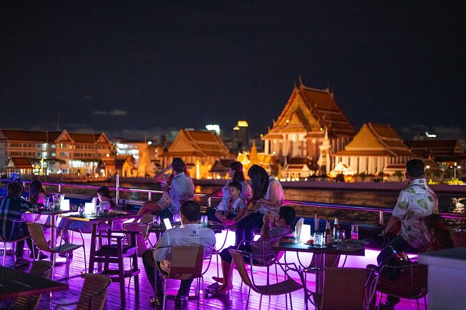5 Star Luxury Bangkok Dinner Cruise On Wonderful Pearl Cruise - Somdet Phra Pinklao Bridge and the first river views