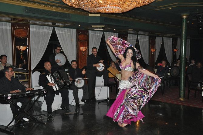 5 Stars Nile Dinner Cruise with Live Show include Transportation - Cairo by night from the Nile
