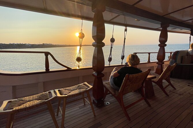 Aerosa Sunset Afternoon Guided Cruise with Dinner in Cyprus - Swimming near Famagusta and the Blue Lagoon