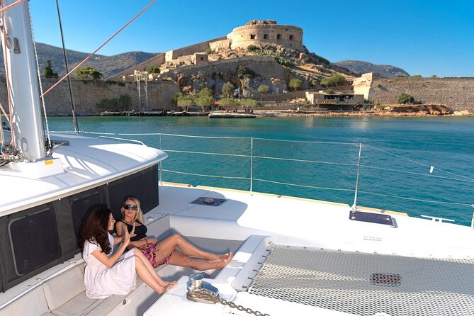Agios Nikolaos: Private Catamaran Cruise with Meal & Drinks - Two and a half hours at Kolokitha Bay