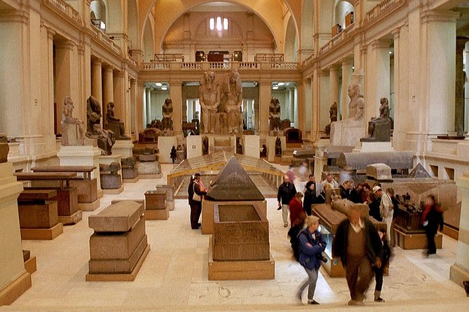 All inclusive 12 Hrs Giza Pyramids, Sphinx Egyptian museum Market Dinner cruise - Khan el-Khalili for souvenirs and street scenes