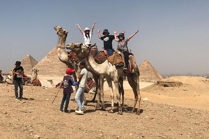 All inclusive 12 Hrs Giza Pyramids, Sphinx Egyptian museum Market Dinner cruise - The Sphinx and its mummification temple