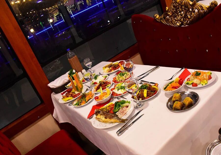 All Inclusive; Istanbul Bosphorus Dinner Cruise w/live shows - What the four-hour evening looks like