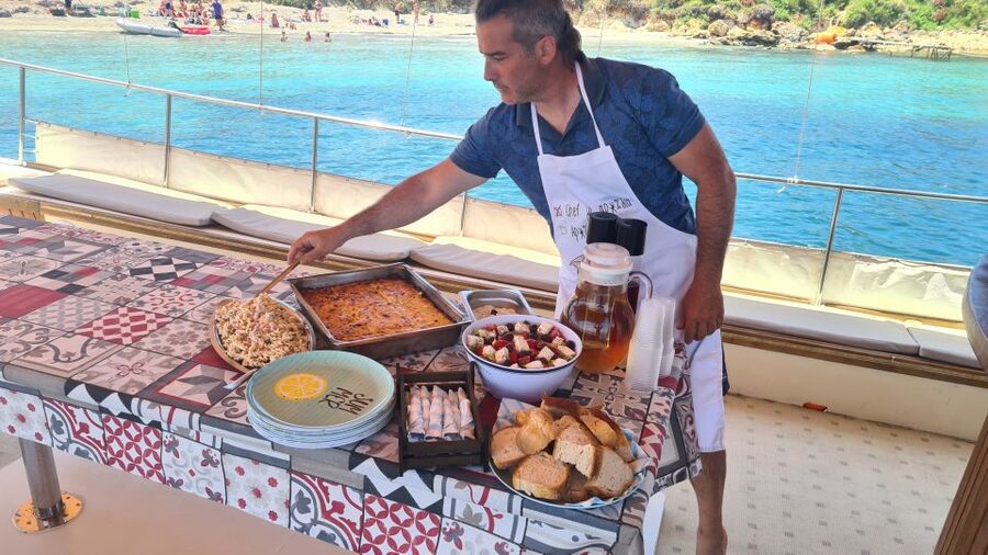 Argostoli: Full-Day Traditional Boat Cruise with Lunch - The Ride Back: Music, Drinks, and Greek Dancing