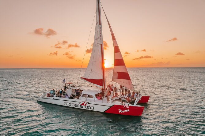 Aruba Sunset Sail Dinner Cruise with Open Bar by Catamaran - Quick takeaways