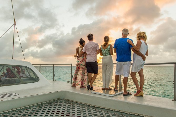 Aruba Sunset Sail Dinner Cruise with Open Bar by Catamaran - Dinner from a Caribbean-style buffet