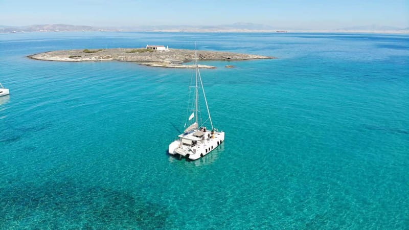 Athens: Half-Day Morning Catamaran Cruise with Meal & Drinks - Lunch aboard: seafood pasta and Greek sides