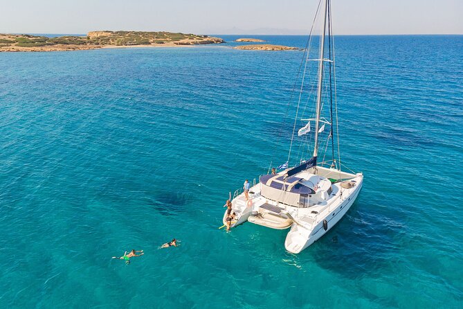 Athens Private Full day Catamaran cruise with meal & drinks - A full day away from Athens