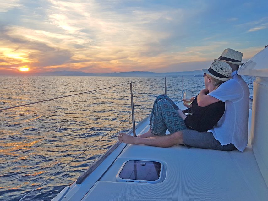 Athens: Riviera Catamaran Cruise with Meal and Drinks - Sailing south toward Voula