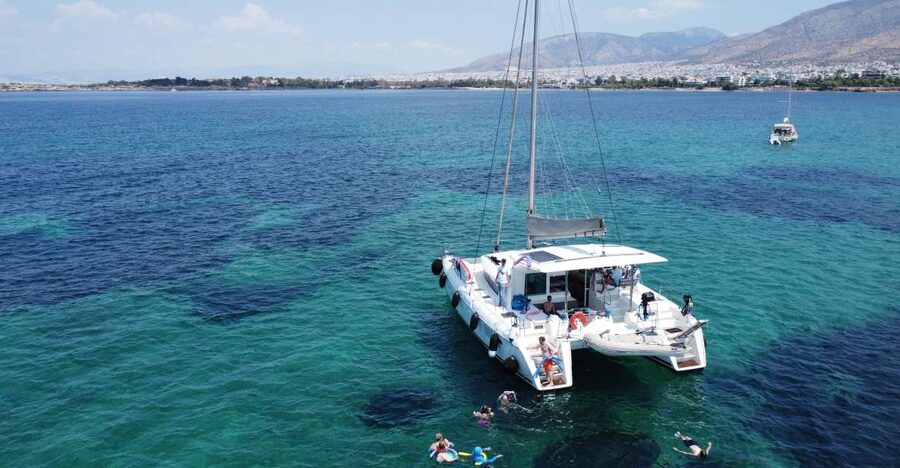 Athens Riviera Private Catamaran Cruise with Meal and Drinks - Key points to know before you book