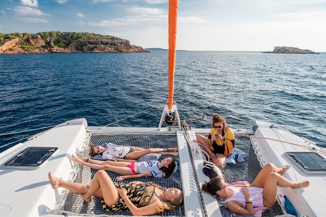 Athens Semi Private Sunset Catamaran Cruise with meal & drinks - Vouliagmeni Beach and the first swim