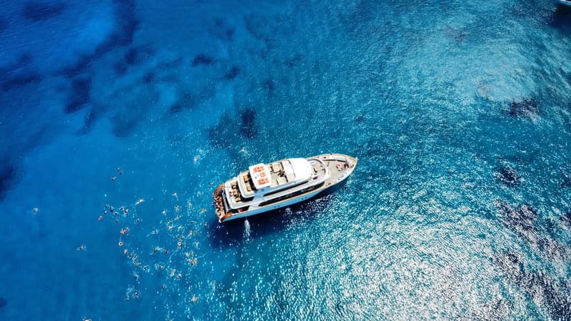 Ayia Napa's Biggest Boat | Cruise with Lunch and Swimming - Bridge of Lovers and the first coastal views