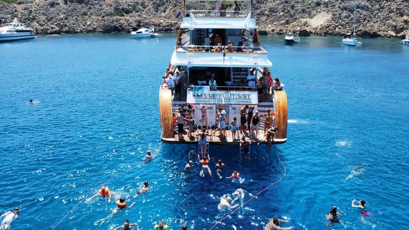 Ayia Napa's Biggest Boat | Cruise with Lunch and Swimming - The DJ and the mood onboard
