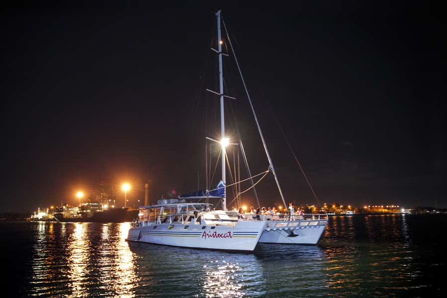 Bali/Benoa: 5-Course Romantic Evening Cruise With Live Music - A small catamaran instead of a dinner-boat crowd
