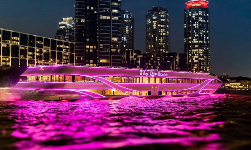 Bangkok: Luxury Dinner Cruise on Chao Phraya River - Watching the landmarks and city lights