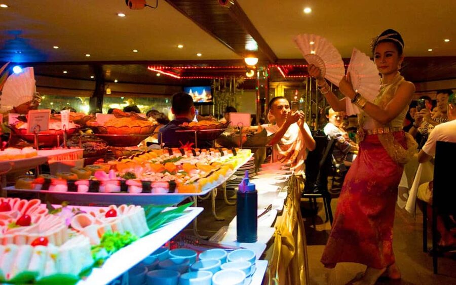 Bangkok: Luxury White Sunset or Dinner Cruise with Beer - The sunset sailing from Asiatique