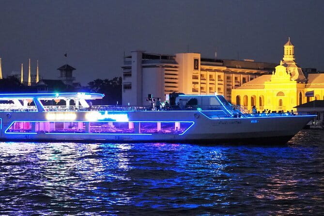 Bangkok Opulence Chao Phraya River Dinner Cruise from ICONSIAM - Bridges, Asiatique, and the changing city view