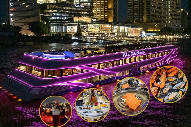 Bangkok Opulence Dinner Cruise Live Band - Setting out from ICON Siam at 8:00 pm