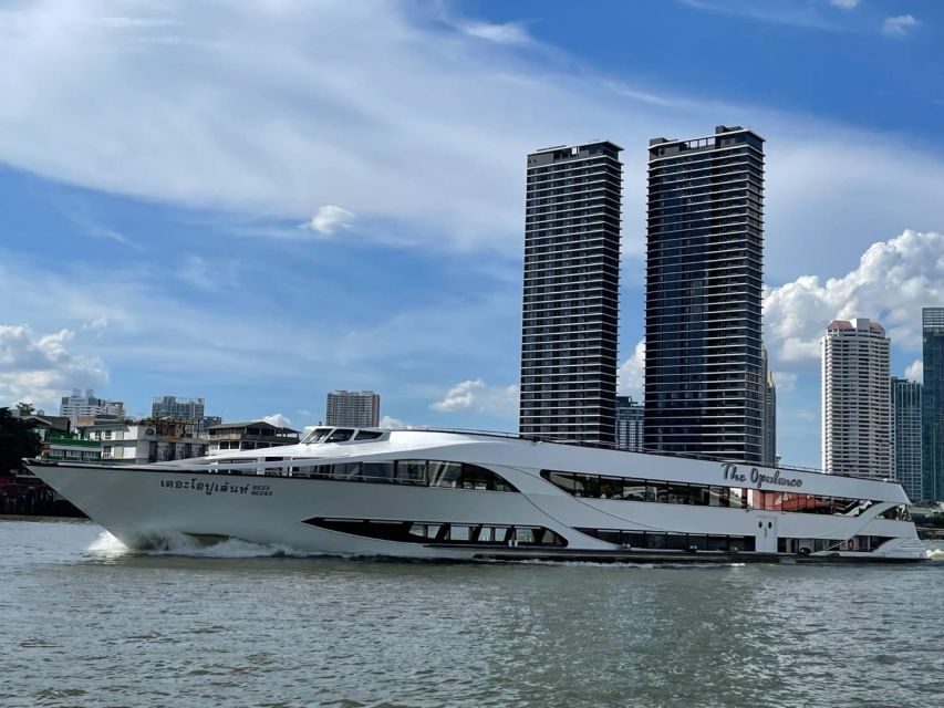 Bangkok: Opulence Luxury Chao Phraya Dinner Cruise - What you eat during the two-hour cruise