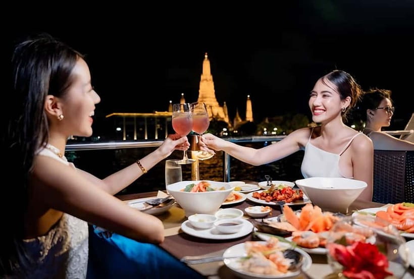 Bangkok: Opulence Luxury River Dinner Cruise with Live Band - Choosing between the three decks