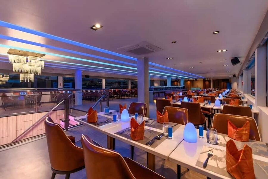 Bangkok: Royal Princess Cruise with Buffet Dinner & Show - Settling aboard the Royal Princess