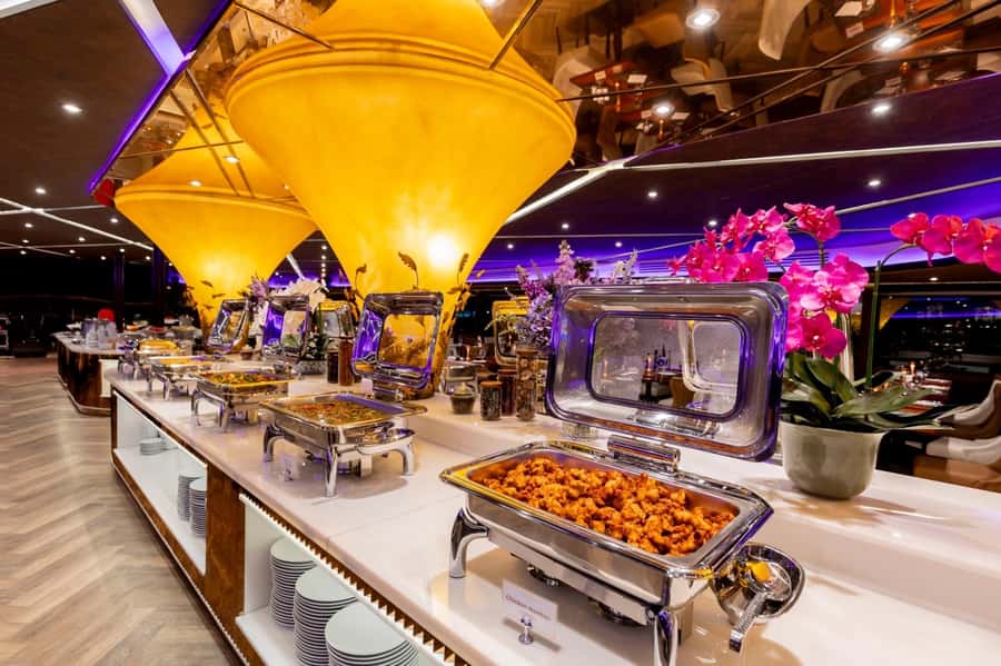 Bangkok: The Opulence Buffet Dinner Cruise with Live Band - Rama VIII Bridge and Bangkok’s changing skyline