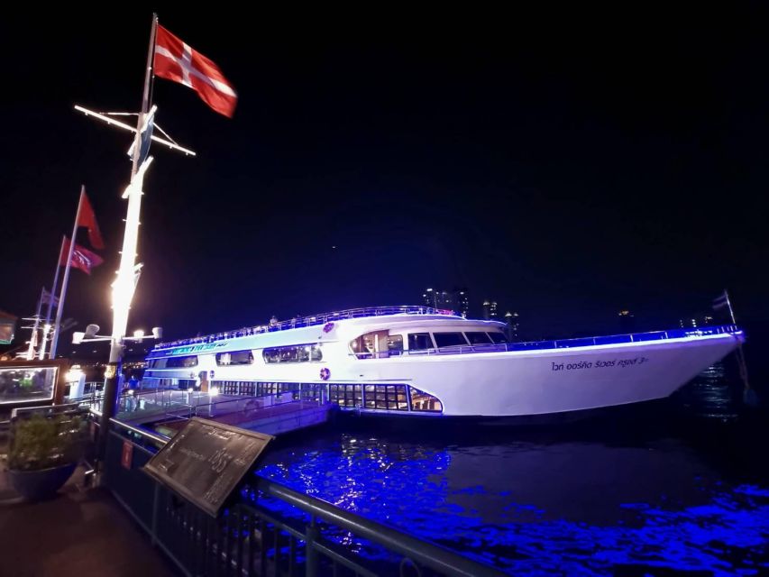 Bangkok: White Orchid Chao Phraya Dinner Cruise - A Bangkok dinner with the river as your dining room