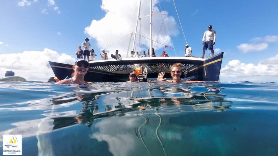 Basseterre: St Kitts 4-hour Catamaran Snorkel Cruise & Lunch - One hour along St. Kitts’ Southeast Peninsula
