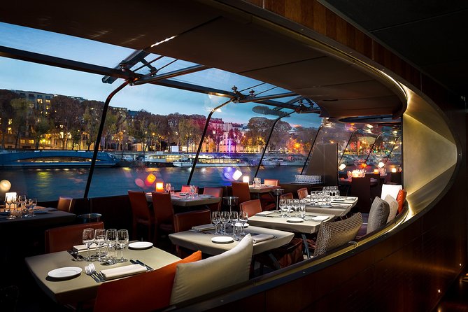 Bateaux Parisiens Seine River Gourmet Dinner & Sightseeing Cruise - Food, service, and the pace of dinner