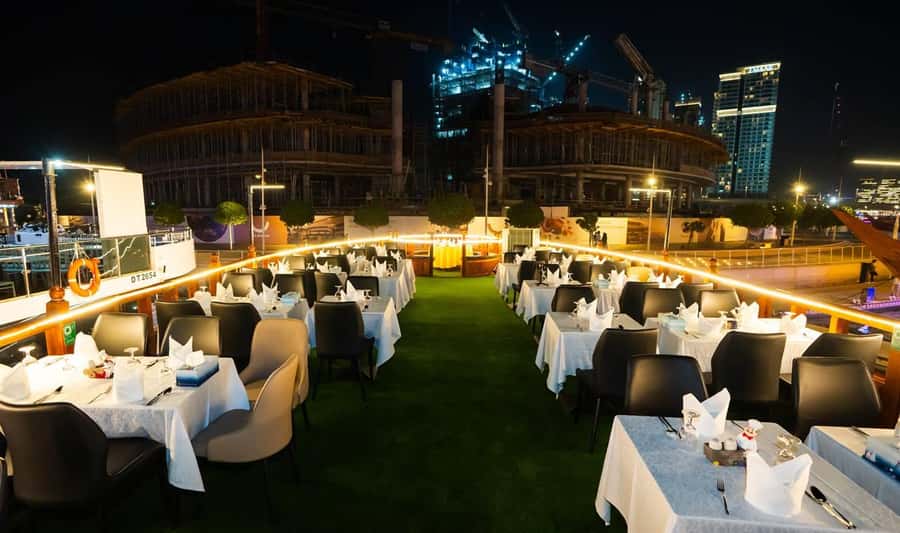 Best 5-Star Dhow Dinner Cruise Dubai Marina Jack Sparrow - Boarding at Dubai Harbour, Gate P1 AAAB