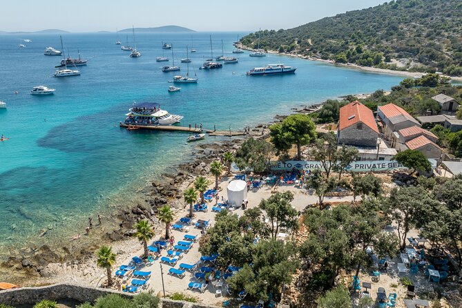 Blue Lagoon & 3 Islands Cruise with Lunch from Split - Čiovo gives you a calm first swim
