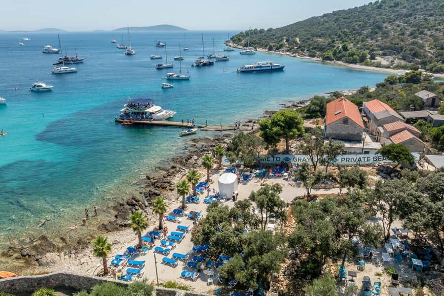 Blue Lagoon & Islands Day Cruise from Split with Lunch - Drvenik and the Blue Lagoon finish
