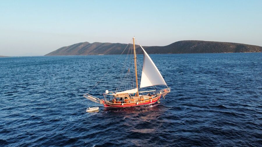 Bodrum: All-day Private Boat Cruise with Lunch - Swimming in clear bays, with room to set your own pace