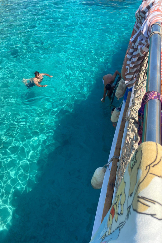 Bodrum Orak Island Boat Cruise with Lunch and Swimming - Rabbit Bay brings the first swim