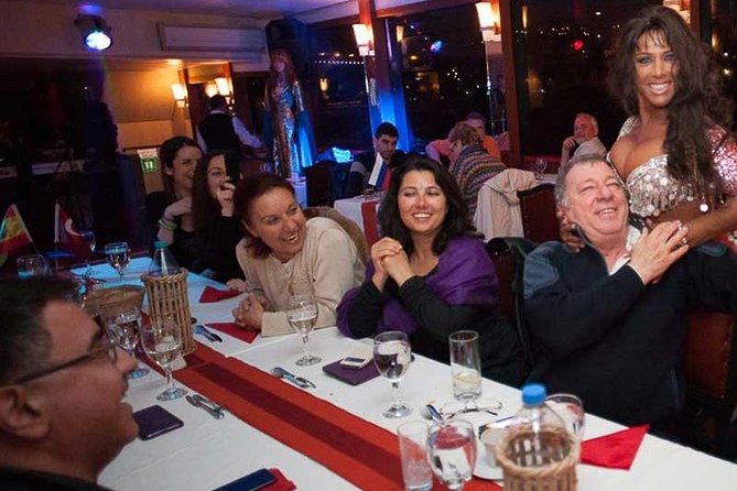 Bosphorus Dinner Cruise & Live Show – Private Table - Besiktas and Ortakoy after sunset