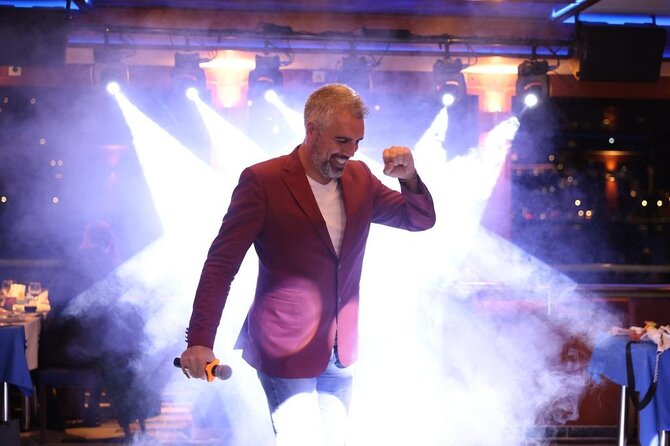Bosphorus Dinner Cruise & Live Show – Private Table - Rumeli Castle and the narrowest part of the strait