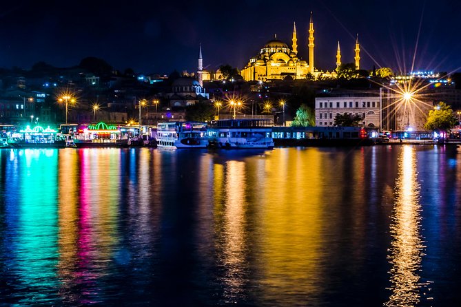Bosphorus Night Cruise: Dinner, Drinks & Hotel Pickup - The Bosphorus route, from Dolmabahçe to Kız Kulesi