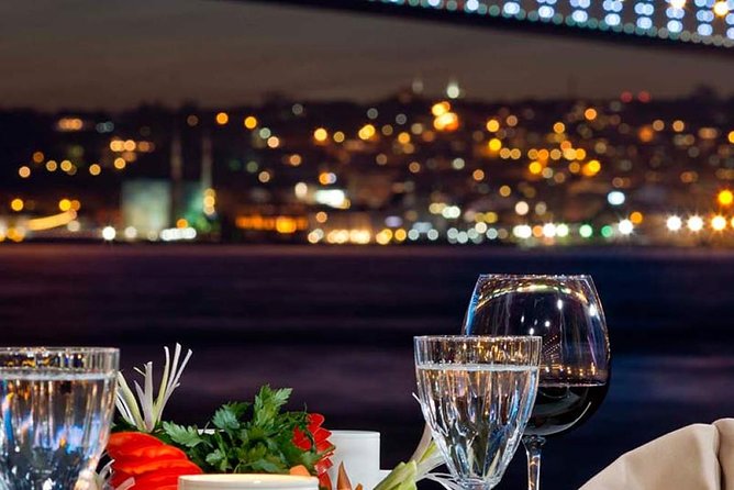 Bosphorus Night Cruise with Dinner, Show and Hotel Transfer - The Bosphorus Bridge becomes the evening’s visual marker