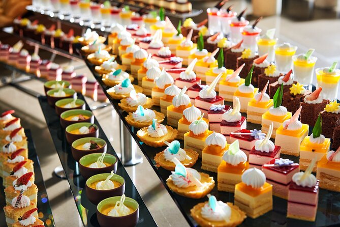Buffet on Paradise Delight Dining Cruise Halong Bay Tour - The grotto and its colored formations