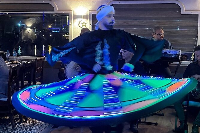 Cairo dinner cruise in Nile River ,Belly Dance and Tanura Show - Cairo from the Nile, with a stage show on board