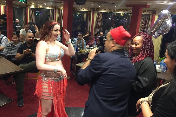 Cairo Dinner Cruise show with belly dancer show on Nile river - What arrives at the open buffet