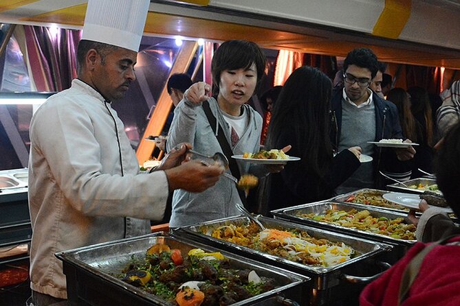 Cairo/Giza: Sunset Dinner Cruise on the Nile River Tour with Show - Dinner: useful value, mixed expectations