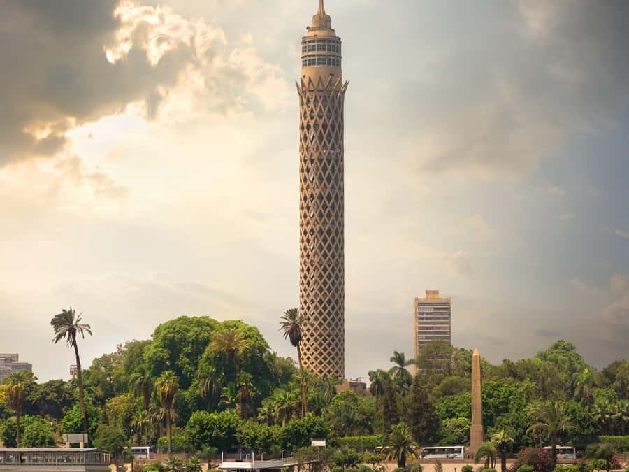 Cairo: Sunset Cairo Tower Tour With Nile River Dinner Cruise - What You Can See From the Tower