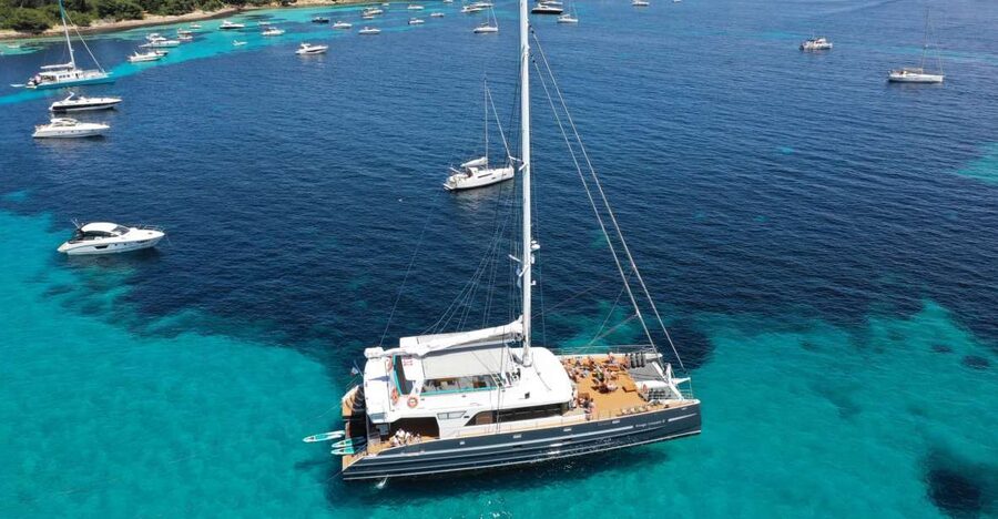 Cannes: Half-Day Catamaran Cruise with Lunch - Cold buffet lunch around 1 PM